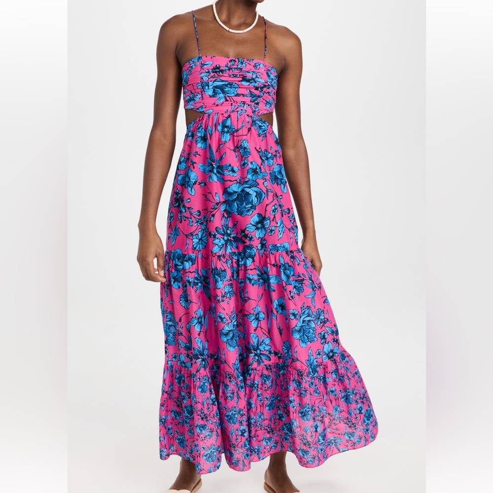 Playa Lucila cutout maxi dress